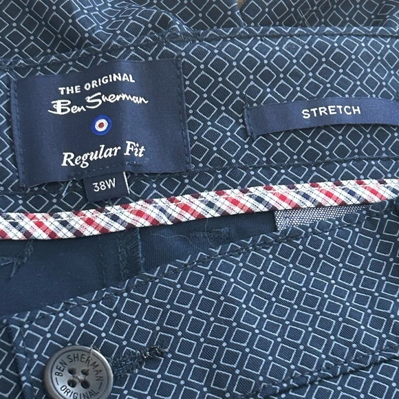 Ben Sherman Men’s Size 38W Regular Fit Stretch Chino Shorts NWT - Picture 5 of 10